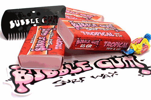 BUBBLE GUM - RED SURF WAX TROPIC - >23°C